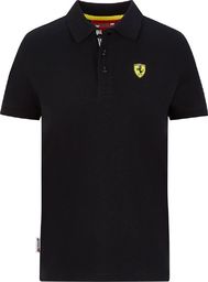 Scuderia Ferrari F1 Team Polo dziecięce Classic czarne Ferrari F1 Team 2020 116 cm (dzieci)