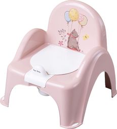 Tega Baby Nocnik krzesełko z pozytywką Leśna Opowieść jasno różowy