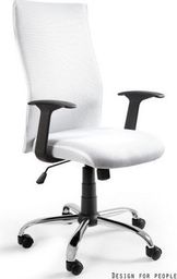 Krzesło biurowe Unique Black on Black Białe