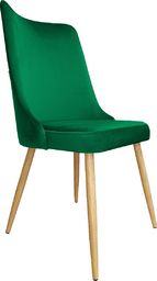  Atos Krzesło CYPRIAN 2 VELVET zielone/dąb w stylu glamour ATOS