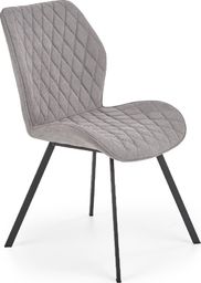  Halmar Krzesło K360 szare na nogach ze stali malowanej proszkowo HALMAR