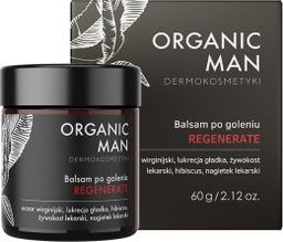  Organic Life Organic Life - Balsam po goleniu Regenerujący Organic Man 50 g uniwersalny