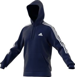  Adidas adidas Essentials Fleece 3 Stripes bluza 584 : Rozmiar - S