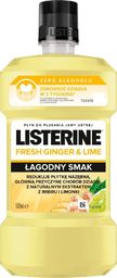  Listerine  Ginger&Lime Płyn do płukania jamy ustnej łagodny smak 500ml