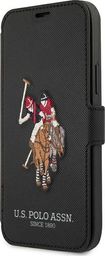  U.S. Polo Assn US Polo USFLBKP12MPUGFLBK iPhone 12/12 Pro 6,1" czarny/black book Polo Embroidery Collection