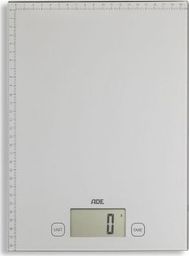ADE Elektroniczna ADE Bridget waga biurowa z miarką, do 20 kg, 21 x 29,7 cm, metaliczna