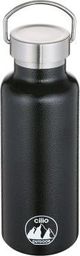 Cilio Stalowa butelka termiczna Cilio, 0,5 l, śred. 7 x 20,5 cm, czarna