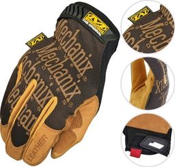  Mechanix Wear Mechanix Wear Rękawice Original Leather Czarne-Coyote XL