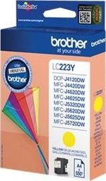 Tusz Brother Brother Tusz LC223Y Yellow 550str