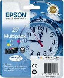 Tusz Epson Epson Tusz WF3620 T2705 CMY 3pack, 3x3,6ml