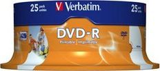 Verbatim DVD-R 4.7 GB 16x 25 sztuk (43538)