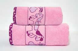  Greno Ręcznik Greno Kids 70x125 Pony różowy dla dziewczynki GRENO
