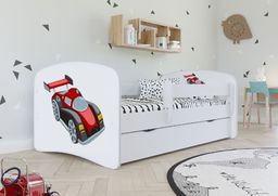  Kocot Kids Łóżko BABY DREAMS auto wyścigowe dla chłopca z materacem Kocot Kids