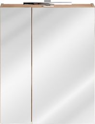  Comad Szafka łazienkowa CAPRI 60 cm dąb z lustrem wisząca COMAD