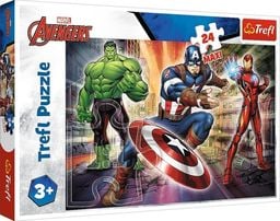  Trefl Puzzle 24 Maxi W świecie Avengersów