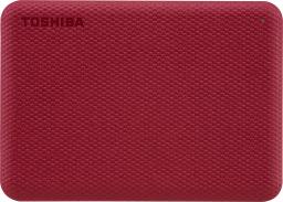 Dysk zewnętrzny HDD Toshiba Canvio Advance 4TB Czerwony (HDTCA40ER3CA)