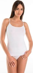  Teyli Koszulka na ramiączkach bawełniana Top Melisa biała M Biały