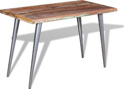  Elior Wielokolorowy stół z drewna z odzysku Laben