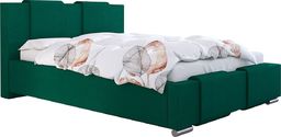  Elior Jednoosobowe łóżko ze schowkiem 120x200 - Lamar 2X + materac piankowy Contrix Visco Premium