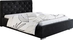  Elior Podwójne łóżko tapicerowane 140x200 - Loran 2X + materac piankowy Contrix Visco Premium