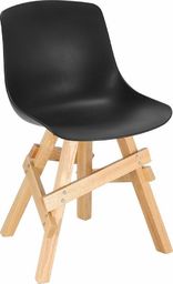  Elior Drewniane krzesło czarne - Trisi