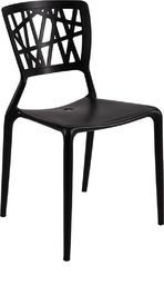  Elior Krzesło ażurowe czarne Timmi