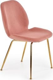  Elior Tapicerowane krzesło w stylu glamour Divine - Różowe