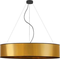 Lampa wisząca Lumes Złota lampa wisząca z okrągłym abażurem 100 cm - EX326-Portona