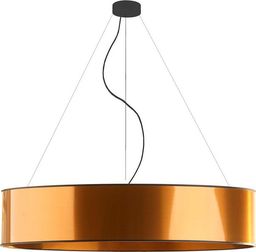 Lampa wisząca Lumes Miedziana lampa wisząca z dużym abażurem 100 cm - EX326-Portona