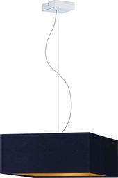 Lampa wisząca Lumes Lampa wisząca z abażurem na stalowym stelażu - EX362-Sangriv - 5 kolorów Granatowy