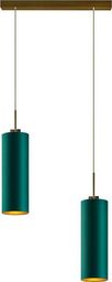 Lampa wisząca Lumes Lampa wisząca regulowana ze złotym stelażem - EX375-Madero - 5 kolorów Zielony