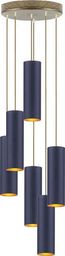 Lampa wisząca Lumes Lampa LED z 6 regulowanymi zwisami - EX346-Monakes - kolory do wyboru Granatowy