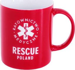  Polska Firma Kubek RESCUE POLAND Ratownictwo Medyczne 300 ml KNO1 czerwony
