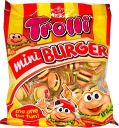 Trolli Żelki owocowe-Burger 170g (Trolli mini Burger)