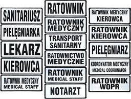  Polska Firma Emblemat funkcyjny odblaskowy na rzepie 13 x 5 cm NOWY