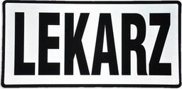 Polska Firma Emblemat LEKARZ odblaskowy na rzepie 31 x 15 cm NOWY