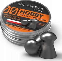 Olympia Śrut OLYMPIA SHOT Hobby grzybek kal. 4,5 mm 500 szt. prod. POLSKA HG-500 Olimpia