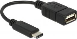 Adapter USB Delock USB-C - USB Czarny  (65579)