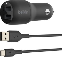 Ładowarka Belkin Dual 2x USB-A 2.4 A  (CCE001bt1MBK)