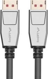 Kabel Lanberg DisplayPort - DisplayPort 1.8m srebrny (CA-DPDP-20CU-0018-BK)