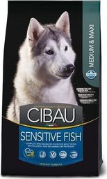  Farmina FARMINA CIBAU Sensitive Fish Medium/Maxi - sucha karma dla psa - 12kg + 2kg GRATIS