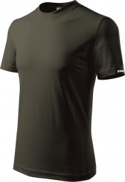  Dedra Koszulka męska T-shirt XL, kolor army, 100% bawełna
