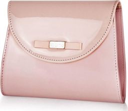 Solome PUDROWO-RÓŻOWA KOPERTÓWKA TOREBKA DAMSKA SOLOME D5 LAKIER