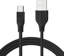 Kabel USB Somostel USB-A - microUSB 2 m Czarny (25706)