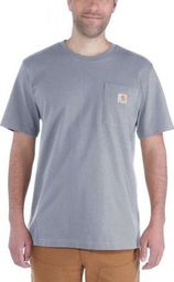  Carhartt Koszulka Carhartt Workwear Pocket S/S Relaxed Fit K87 T-Shirt heather grey