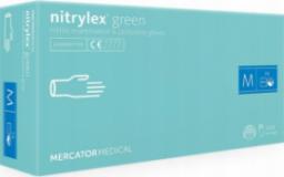  Mercator Medical Rękawice nitrylowe nitrylex green M 100 szt () - RD30138003