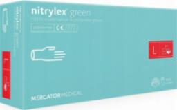  Mercator Medical Rękawice nitrylowe nitrylex green L 100 szt () - RD30138004