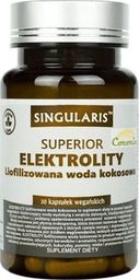  Singularis-Herbs Singularis, Elektrolity Liofilizowana woda kokosowa, 30 kapsułek