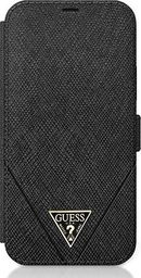  Guess Guess GUFLBKP12SVSATMLBK iPhone 12 mini 5,4" czarny/black book Saffiano