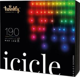 Lampki choinkowe Twinkly 190 LED kolorowe